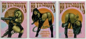 Double Impact - Buttshots 3 card subset [Comic Images 1996] - Picture 1 of 2