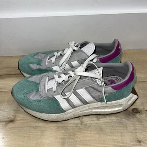 Adidas Retropy E5 Sneakers basse sportive uomo 10,5 grigio verde collegiale - Foto 1 di 9