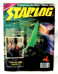 Revista Starlog agosto 1978 #15 Star Wars Twilight Zone Death Beast Earth Star - Imagen 1 de 7