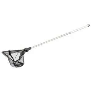 Triangle Frame 15-45cm Telescoping Handle Nylon Fish Landing Net for Fish Tank - Picture 1 of 3