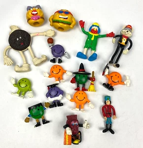 15 PC Lot Bendy & PVC Toys Let's Dance Oreo Clown Showbiz Pizza Bendable VTG - Picture 1 of 16