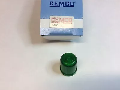 Una nueva GEMCO 404L24X.  Lente de luz con botón pulsador indicador verde serie 404 Foto 1 de 4