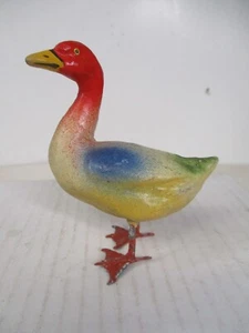 Pato de composición navideña vintage de Alemania para escena Putz - Imagen 1 de 3