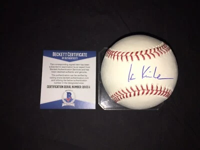 Ian Kinsler Signed Major League Baseball Texas Rangers Tigers Angels Beckett - Image 1 of 2