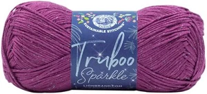 Lion Brand Truboo Sparkle Yarn-Plum - 3 Pack - Picture 1 of 1