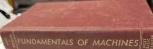 Fundamentals of Machines - 1943 - Henry Holt and Company - Imagen 1 de 3