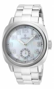 Invicta 14964/2 Silver-tone Vintage Seconds Subdial MOP Dial Womens Watch - Picture 1 of 2