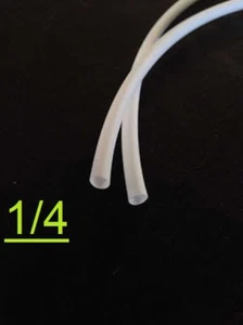 Tubo termorretráctil poliolefina 1/4" pulgadas 6,3 mm BLANCO 2:1 (1 PIE) - Imagen 1 de 7