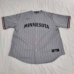 Nike Minnesota Twins Grey Jersey Luis Arraez Men's Sz XL RARE - Picture 1 of 8