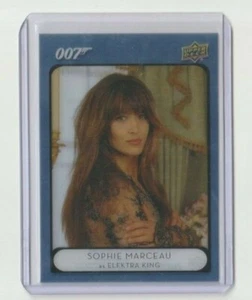 Tarjeta SP paralela de acetato villanos y secuaces de James Bond #86 Sophie Marceau - Imagen 1 de 2