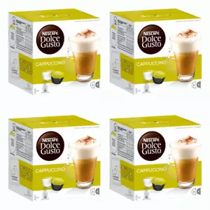 Nescafé DOLCE GUSTO Cappuccino Milchkaffee KaffeeKAPSEL 64 KAPSELN(32 Portionen) - Bild 1 von 3
