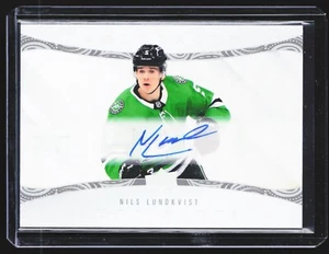 2024-25 UD Artifacts Auto Facts Nils Lundkvist #AF-NL Dallas Stars - Picture 1 of 3