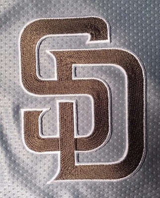 padres patch sd patch MLB Official San Diego Padres SD Patch sd padres 4" tall - Image 1 of 4