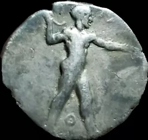 BRUTTIUM, Kaulonia. Circa 425-420 BC. AR Nomos . Stag & Apollo. 7.43 grams Rare - Picture 1 of 2