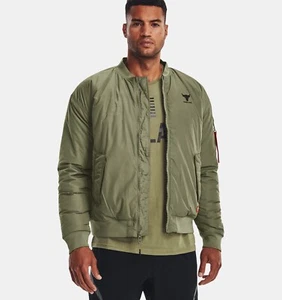 Neu mit Etikett! Under Armour Project Rock Insulated Herren Large Bomberjacke 1374425-346 - Bild 1 von 9