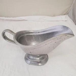 Vintage Wilton Armetale RWP Gravy Boat Footed Serving Sauce - Imagen 1 de 6