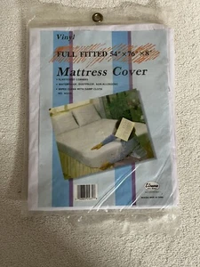 Elrene Vintage Kontur Matratzenbezug 54x76x8 Vinyl neu versiegelt kostenloser Versand - Bild 1 von 2