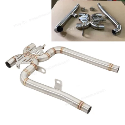 Slip For Triumph Bonneville T120 Black Gold Line 2021-2024 Exhaust Mid Link Pipe - Image 1 of 4