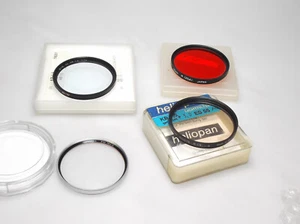 Heliopan R 1,5 + B&W KB1,5 + B&W 55E 1 + Hoya HMC RED Rot R 25A  Filter 55 mm - Bild 1 von 1