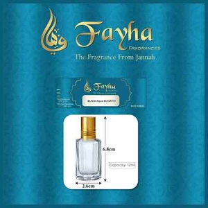 BLACK Aqua BUGATTI Fayha Bestes Parfum Orientalischer Moschus Attar Duft CPO ÖL - Bild 1 von 5