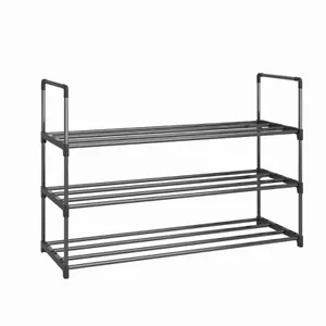 Shoe Rack Organizer Adjustable Expandable Storage Shelf Free Standing - Picture 1 of 8