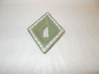 Vintage Wedgewood Sage Green Diamond Shape Pin/Trinket Dish