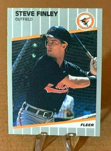 1989 Fleer Update ⚾ STEVE FINLEY #U-3, Baltimore Orioles  -  NM/MINT