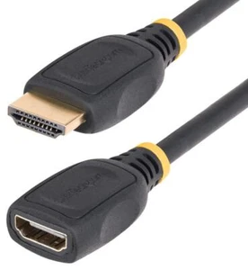 High Speed 4K 60Hz HDMI 2.0 Verlängerungskabel, 2m Schwarz - HD2MF6FL - Bild 1 von 6