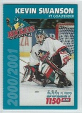 2000-01 Kelowna Rockets (WHL) Kevin Swanson