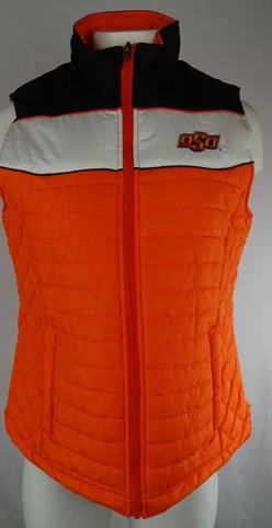 Oklahoma State Cowboys NCAA G-III Women's Puffer Vest Cover