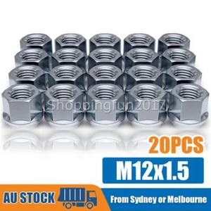 20X 12x1.5 Chrome Wheel Nuts For Holden Commodore VL VN VR VS VT VX VY VZ NEW - Picture 1 of 6
