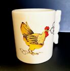 Vintage Mom Mother I Rule The Roost  Chicken Coffee Mug Mom Handle Off White