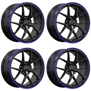 Set of 4 18in Black Alloy Wheel Rims for Mercury Grand Marquis, DA3J4H7 5x114.3 - Picture 1 of 2