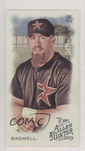 2019 Topps Allen & Ginter's Mini Allen & Ginter Logo Back Jeff Bagwell #31 HOF