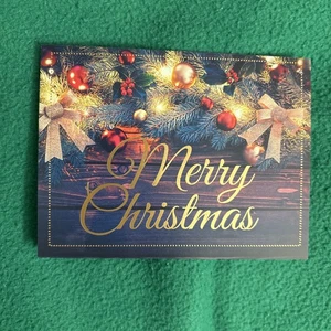 LIQUIDATING-Leanin’ Tree Christmas Greeting Note Card “Merry Christmas…” - Picture 1 of 3