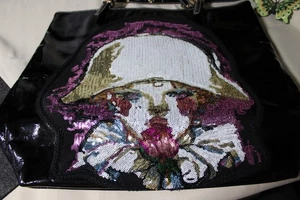 Bolso de Hombro Sharif Dama Lentejuelas Cuero Genuino "Siempre Estaré Ahí" - Imagen 1 de 15