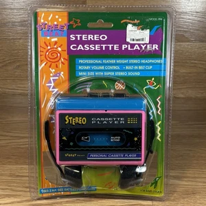 Vintage 90s Street Beat 894 Stereo Cassette Player w/ Headphones Walkman SEALED - Bild 1 von 4