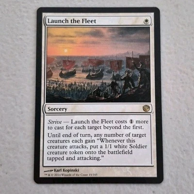 Launch the Fleet - Journey into Nyx MTG NM  - Image 1 of 2