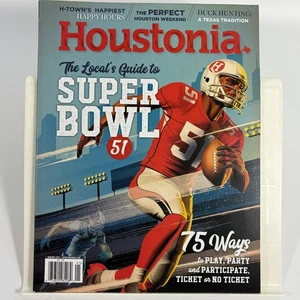 Houstonia Magazine January 2017 Issue 01 Super Bowl 51 Local Guide Texas - Picture 1 of 8