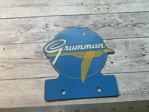 TOPPER PLACA DE MATRÍCULA ORIGINAL GRUMMAN AVIACIÓN LI SEGUNDA GUERRA MUNDIAL - Imagen 1 de 2