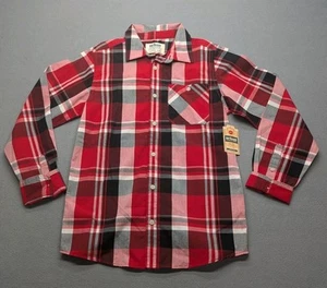 Boys Dress Shirt Urban Pipe Line Red Plaid Button-down Shirt XL - Picture 1 of 6