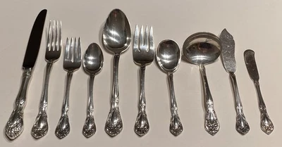 Alvin Chateau Rose Sterling sin monogramas por pieza Foto 1 de 3