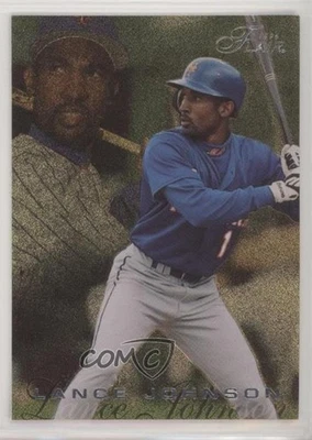 1996 Flair Gold Lance Johnson #322 - Image 1 of 2
