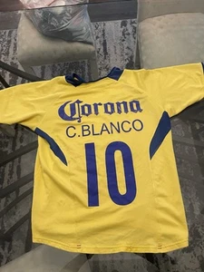 CLUB AMERICA 2004/05 HOME JERSEY, C BLANCO #10 - Picture 1 of 5
