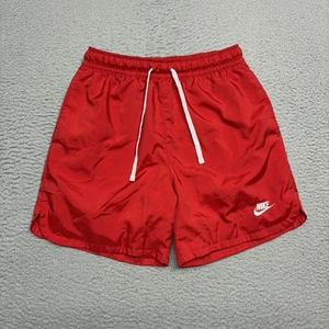 Pantalones Cortos Nike Sportswear Tejido Flujo Esencial Hombres Pequeños Rojo Malla Forrados DM6829 - Imagen 1 de 14