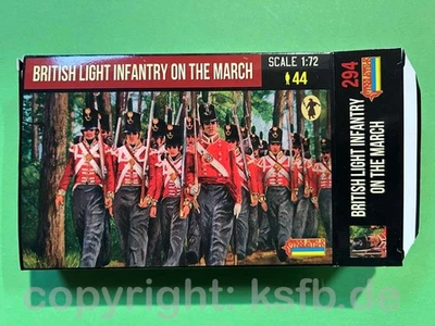 NEU 1:72 Strelets #294 Napoleon England leichte Infanterie marschierende Figuren
