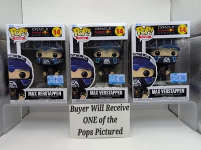 Funko Shop Excl Pop X1 Max Verstappen USA Helmet $26.99 Free Ship w/Protector