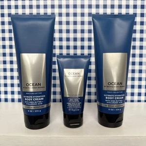 3X ~ Bath & Body Works ~ OCEAN ~ Crema Corpo Ultimate Hydration ~ Collezione Uomo - Foto 1 di 2