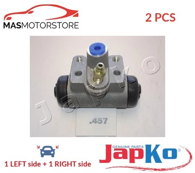 DRUM WHEEL BRAKE CYLINDER PAIR REAR JAPKO 67457 2PCS V FOR SUZUKI JIMNY - Image 1 of 4