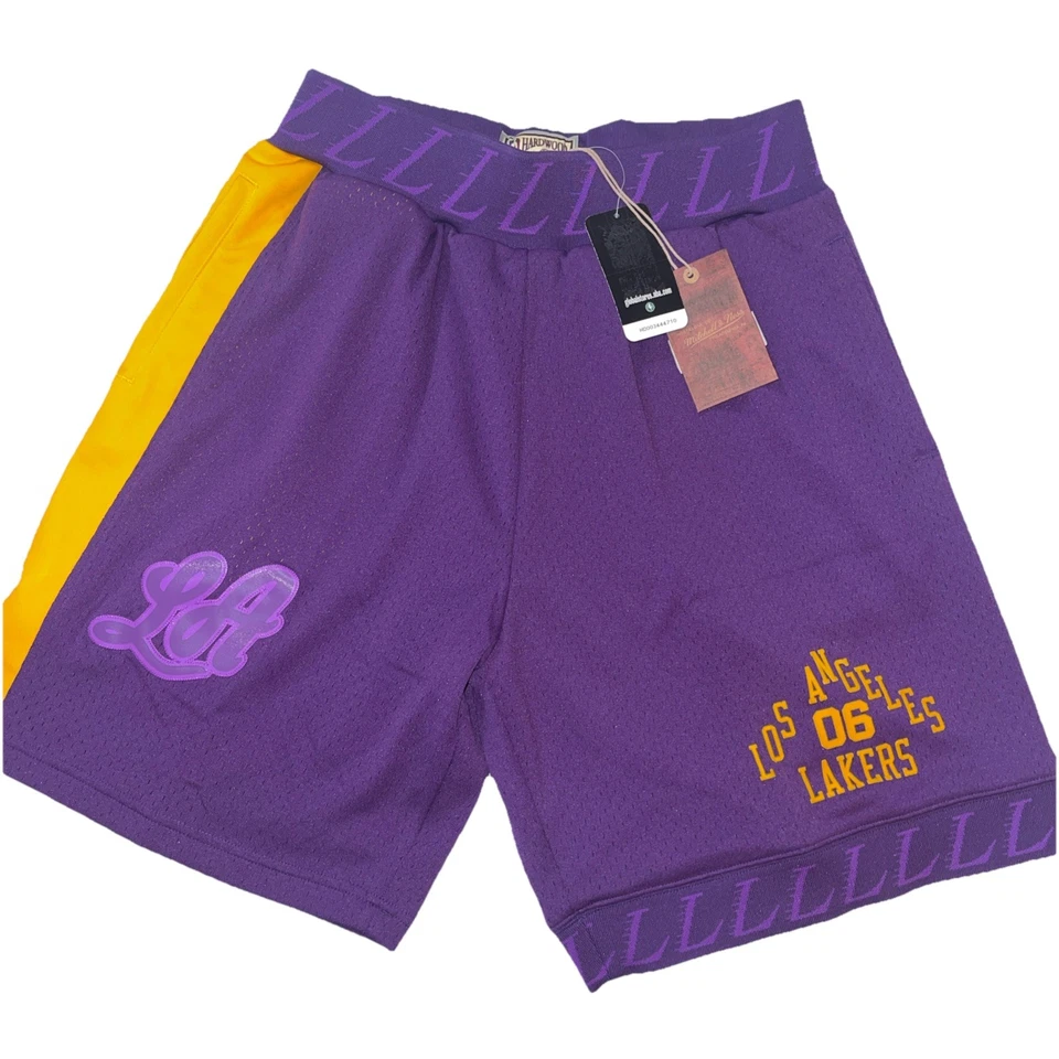 Pantalones Cortos Mitchell & Ness Púrpura LA Los Angeles Lakers My Towns Bodega Talla: L - Nuevos con Etiquetas Foto 1 de 4